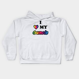 I Love My Guncle Kids Hoodie